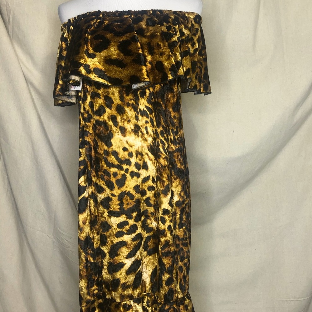 LuLaRoe CiCi Dress Medium animal print.